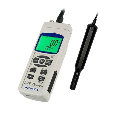 Pce Instruments Dissolved Oxygen Meter, 0 to 20 mg/l Measuring Range PCE-PHD 1-O2